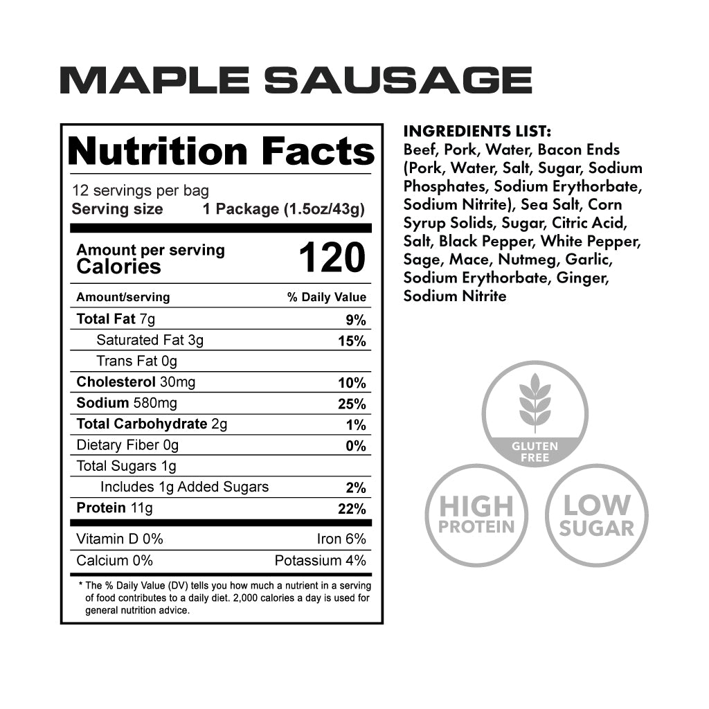 Protein Meat Sticks (12ct. Bag)