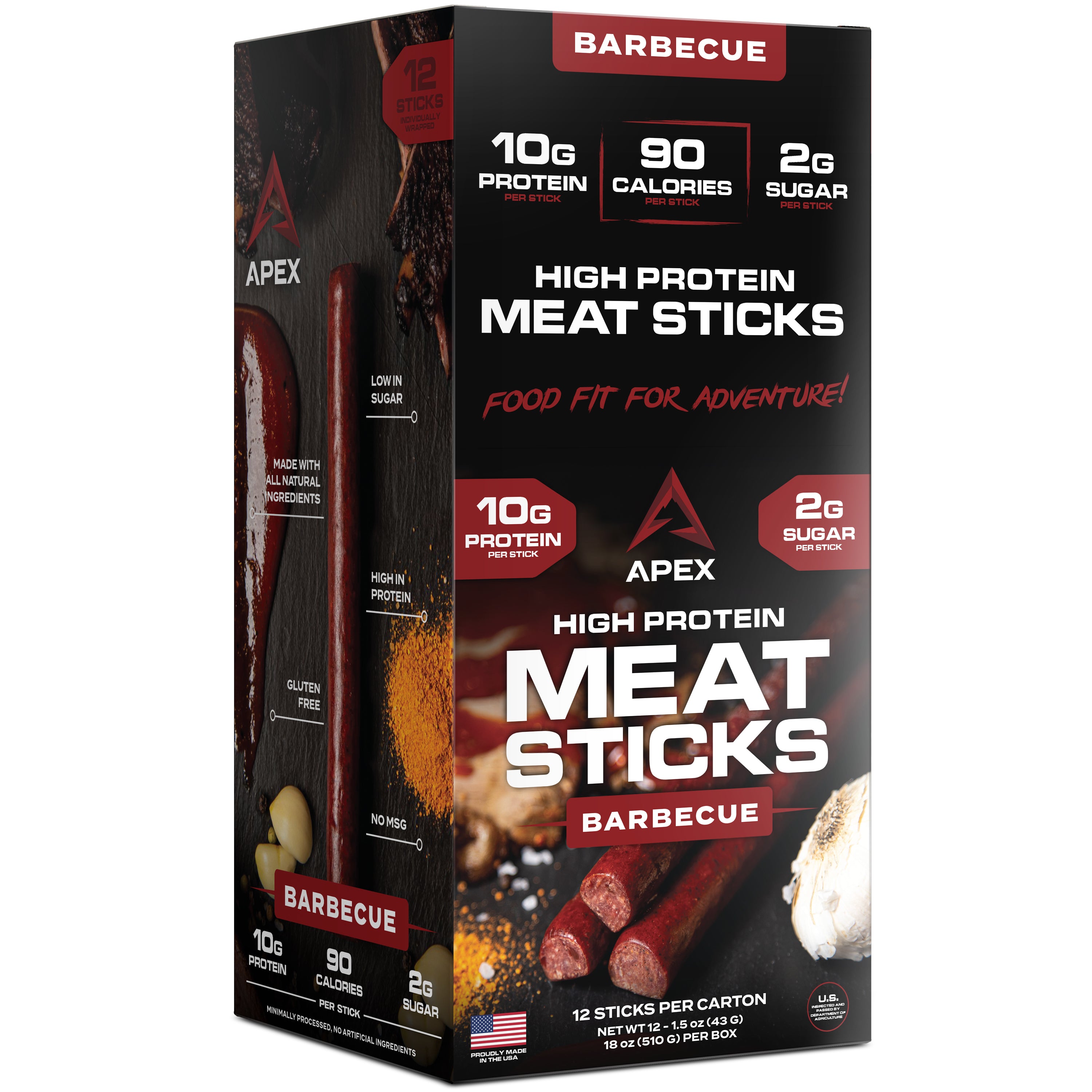 High Protein Meat Sticks (12 Ct)