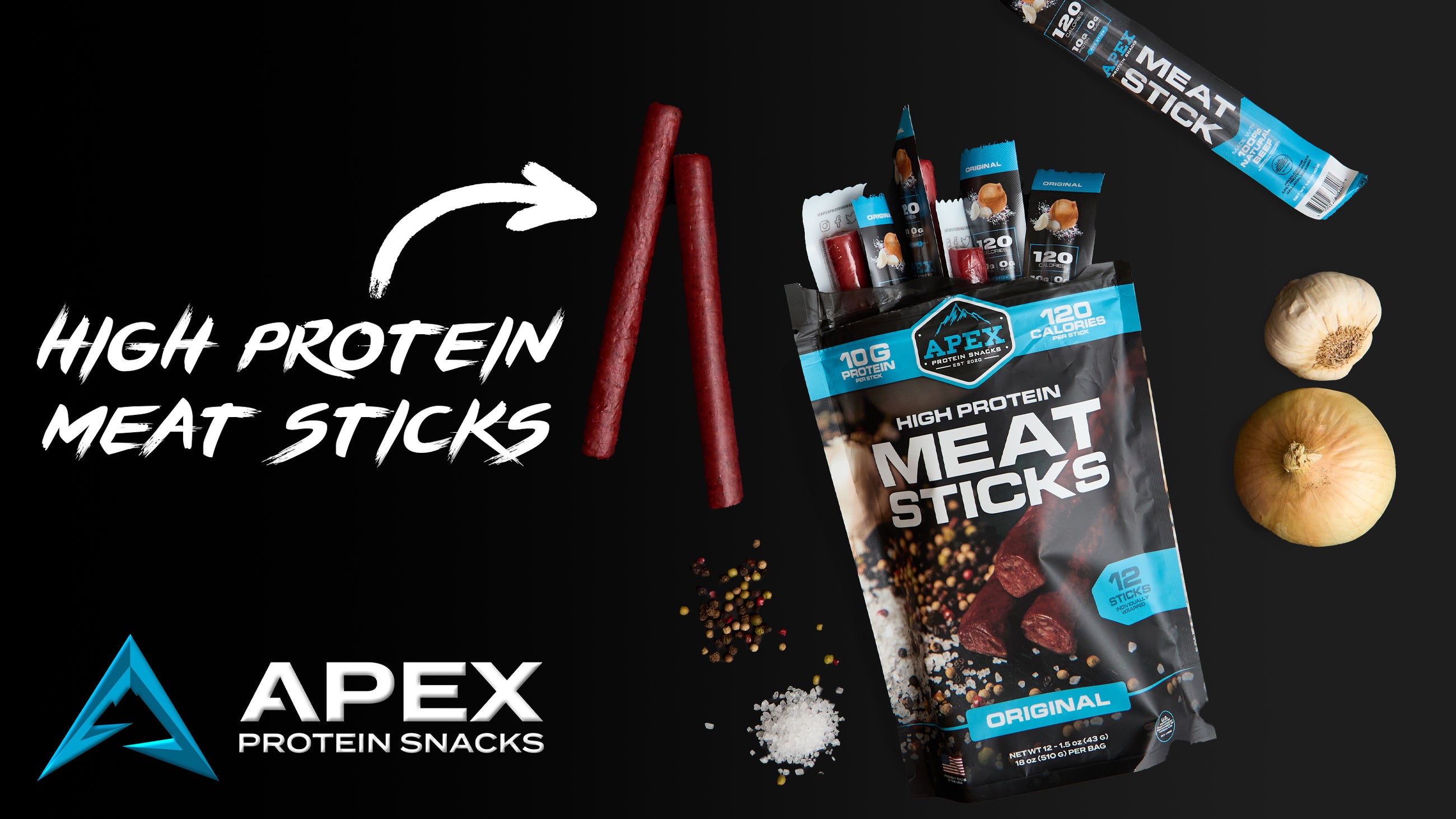 Meat Stick Bundle Apex Protein Snacks