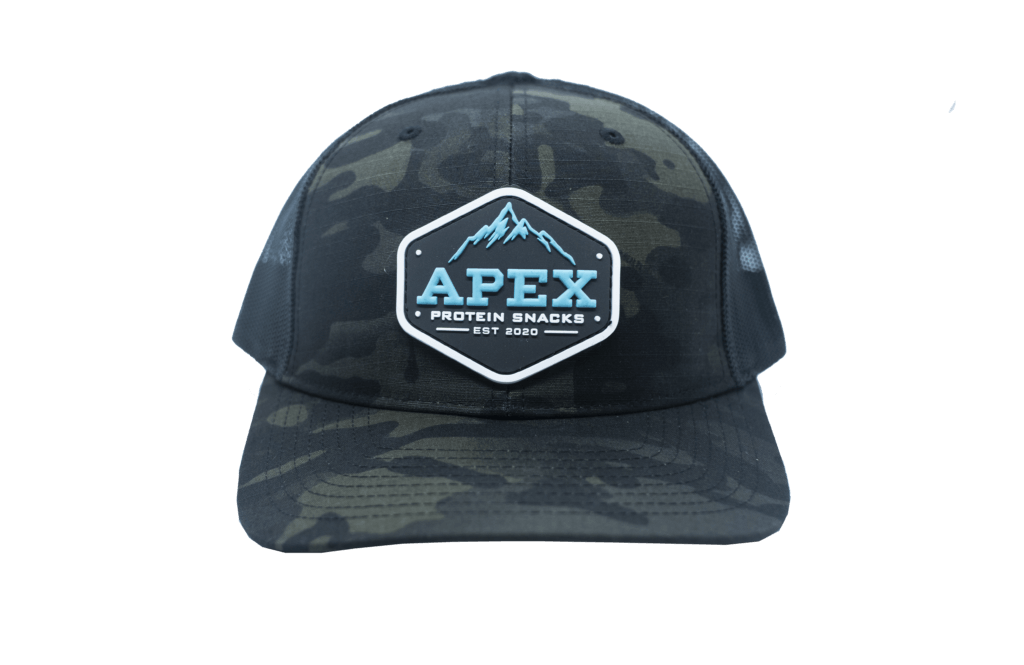 Blue Apex PVC Patch Hat - Front