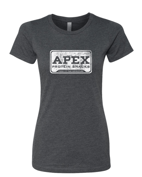 Apex Women Shirt - Black with white logo