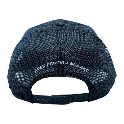 Black Pacific Apex Grey Patch Hat- back