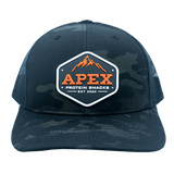 Orange Apex PVC Patch Hat- Front
