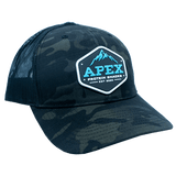 Blue Apex PVC Patch Hat - Side