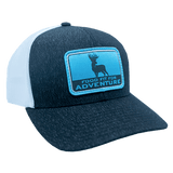 Grey Pacific Blue Food Fit For Adventure Patch Hat