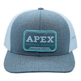 Grey Pacific Apex Seafoam Patch Hat - Front
